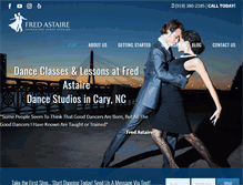 Tablet Screenshot of danceincary.com